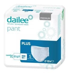 DAILEE Pant Premium Plus S bikses 15gab. цена и информация | Подгузники, прокладки, одноразовые пеленки для взрослых | pigu.lt