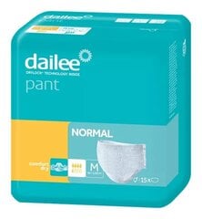 DAILEE Pant Normal M bikses 15gab. цена и информация | Подгузники, прокладки, одноразовые пеленки для взрослых | pigu.lt