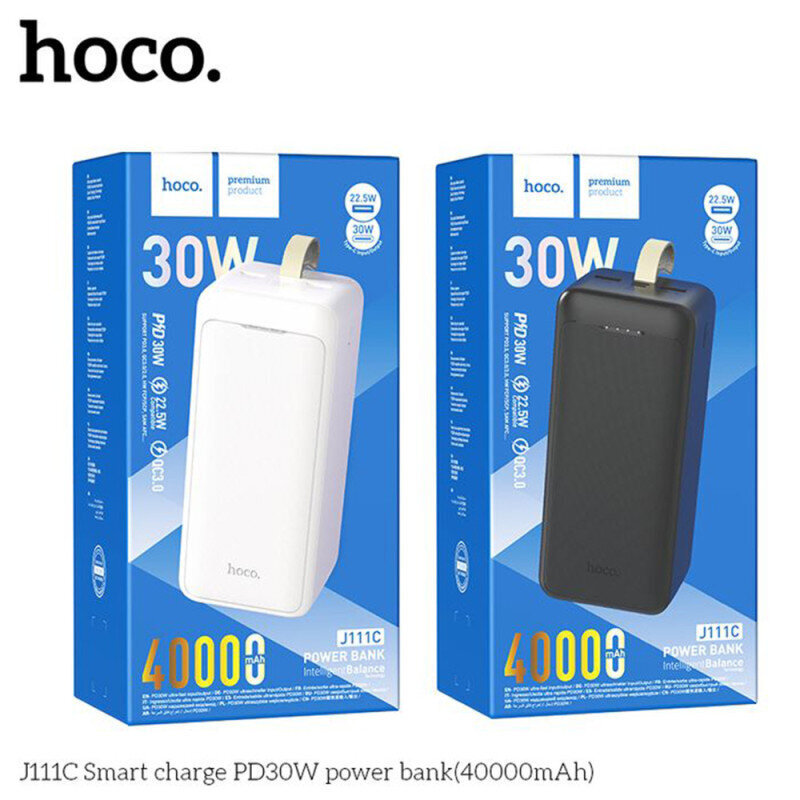 Hoco J111C, 40000mAh kaina ir informacija | Atsarginiai maitinimo šaltiniai (power bank) | pigu.lt