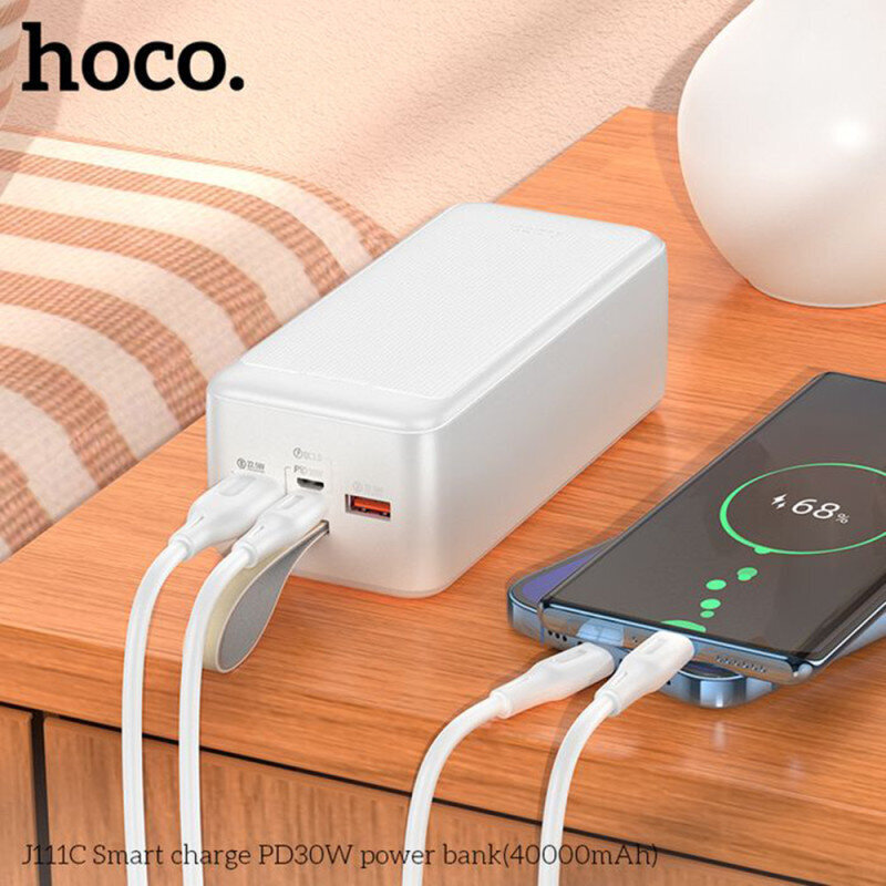 Hoco J111C, 40000mAh kaina ir informacija | Atsarginiai maitinimo šaltiniai (power bank) | pigu.lt