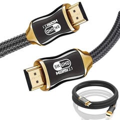 Vis Tiek HDMI - HDMI, 3m kaina ir informacija | Kabeliai ir laidai | pigu.lt