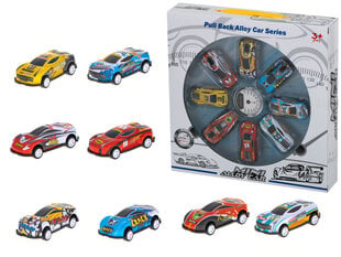 Žaislinių automobilių rinkinys Alloy Car, 8 vnt. kaina ir informacija | Žaislai berniukams | pigu.lt