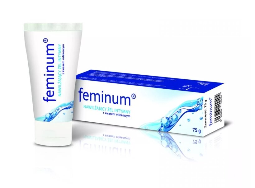 Gelinis intymios higienos produktas "Feminum", drėkinantis, švelnus moterims, 75g kaina ir informacija | Intymios higienos prausikliai | pigu.lt