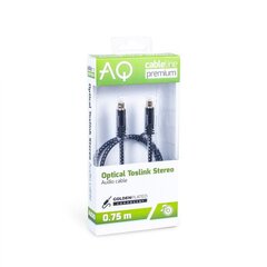 AQ Premium Toslink, 1.5 m kaina ir informacija | Kabeliai ir laidai | pigu.lt