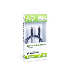 AQ Premium Toslink, 0.75 m kaina ir informacija | Kabeliai ir laidai | pigu.lt