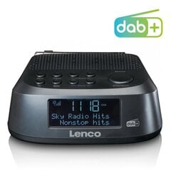 "Lenco CR-605BK" radijo žadintuvas su FM ir DAB+ radiju kaina ir informacija | Radijo imtuvai ir žadintuvai | pigu.lt