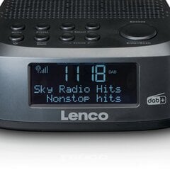 "Lenco CR-605BK" radijo žadintuvas su FM ir DAB+ radiju kaina ir informacija | Radijo imtuvai ir žadintuvai | pigu.lt