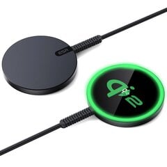 ESR Halolock Qi2 Mini Wireless Charger 15W with MagSafe - Black цена и информация | Зарядные устройства для телефонов | pigu.lt