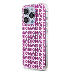 DKNY PC|TPU Repeat Pattern Case for iPhone 15 Pro Max Pink цена и информация | Чехлы для телефонов | pigu.lt