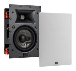 JBL STUDIO 6-6IW Двухполосная инсталляционная акустическая система 6,5" белая прямоугольная Мощность 50 Вт RMS цена и информация | Аудиоколонки | pigu.lt