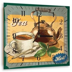 Sieninis laikrodis Karšta arbata цена и информация | Часы | pigu.lt