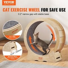 Kačių bėgimo ratas Vevor, 75x32x80 cm kaina ir informacija | Draskyklės | pigu.lt
