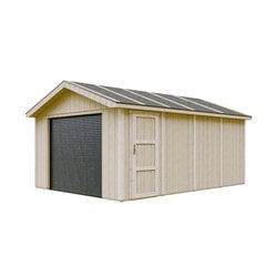 Garažas Timbela LP Smartside M991B, 269x354x486 cm, rudas kaina ir informacija | Sodo nameliai, malkinės, pastogės | pigu.lt