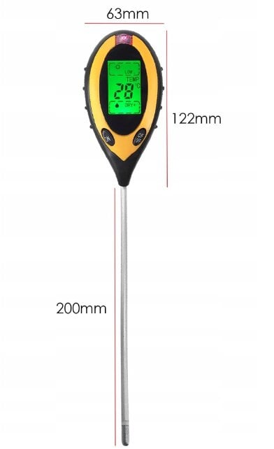 ŽEMĖS DIRVOŽEMIO PH TESTERIS kaina ir informacija | Drėgmės, temperatūros, pH, ORP matuokliai | pigu.lt