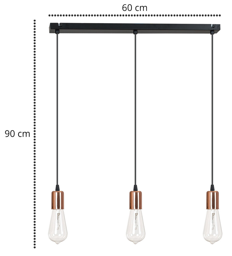 LightHome pakabukas Loft kaina ir informacija | Pakabinami šviestuvai | pigu.lt