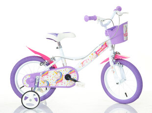 Prekė su pažeista pakuote.Dviratukas vaikams Bimbo Bike 14", violetinis цена и информация | Товары для спорта, отдыха, туризма с поврежденной упаковкой | pigu.lt