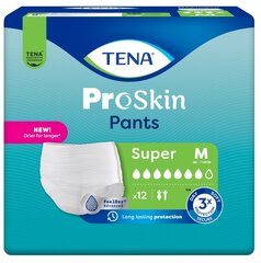 Sauskelnės Tena Pants Super M, 12 vnt. kaina ir informacija | Sauskelnės, įklotai, paklotai suaugusiems | pigu.lt