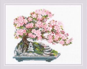 Siuvinėjimo kryželiu rinkinys Žydintis bonsai 30x24 RIOL2042 kaina ir informacija | Siuvinėjimo priemonės | pigu.lt