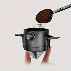 Tech Zone kavos filtras, juodas kaina ir informacija | Virtuvės įrankiai | pigu.lt