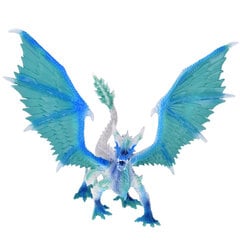 Drakono figūrėlė su judančiais sparnais, mėlyna kaina ir informacija | Žaislai berniukams | pigu.lt