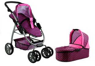Lėlių vežimėlis Alice, rožinis kaina ir informacija | Žaislai mergaitėms | pigu.lt
