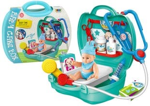 Daktaro rinkinys su lėlių priedais lagamine Bowa kaina ir informacija | Žaislai mergaitėms | pigu.lt