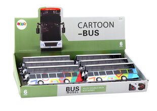 Dviaukštis autobusas Lean Toys, 1 vnt. kaina ir informacija | Žaislai berniukams | pigu.lt