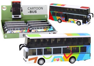 Dviaukštis autobusas Lean Toys, 1 vnt. kaina ir informacija | Žaislai berniukams | pigu.lt