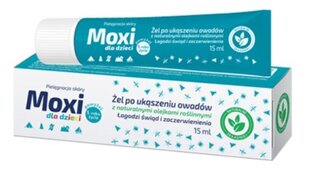 Gelis po vabzdžių įkandimų vaikams Moxi, 15 ml kaina ir informacija | Kosmetika vaikams ir mamoms | pigu.lt