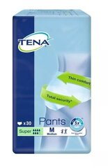 Трусики-подгузники Tena Pants ProSkin, Super, размер M, 30 штук - Долгий срок годности! цена и информация | Подгузники, прокладки, одноразовые пеленки для взрослых | pigu.lt