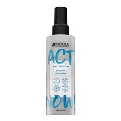 Purškiklis plaukų drėkinimui Indola Act Now! Moisture Spray, 200 ml kaina ir informacija | Priemonės plaukų stiprinimui | pigu.lt
