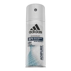 Adidas Adipure deospray для мужчин 150 мл цена и информация | Дезодоранты | pigu.lt