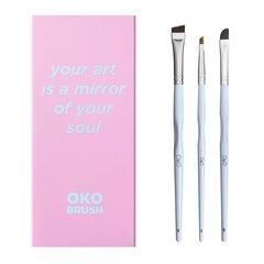 Набор кисточек OKO Brush Set "Your Art is a Mirror of Your Soul" цена и информация | Кисти для макияжа, спонжи | pigu.lt