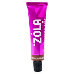 Antakių dažai Zola 02 Warm Brown, 15 ml kaina ir informacija | Antakių dažai, pieštukai | pigu.lt