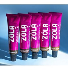 Antakių dažai Zola 04 Dark Brown, 15 ml kaina ir informacija | Antakių dažai, pieštukai | pigu.lt