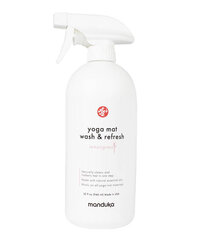 "Manduka Yoga Mat Wash and Refresh" 946ml citrinžolės žolės - kilimėlių valiklis kaina ir informacija | Jogos prekės | pigu.lt