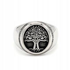 VIKING RING TREE OF LIFE Yggdrasil Odin 401 401 цена и информация | Мужские украшения | pigu.lt