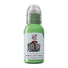 Краска для тату World Famous A.D. Pancho Light Green, 30 мл цена и информация | Карандаши, краска для бровей | pigu.lt