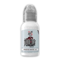 Tatuiruočių rašalas World Famous, A.D. Pancho White v2, 30 ml kaina ir informacija | Antakių dažai, pieštukai | pigu.lt