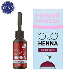 Henna antakiams ОКО Power Powder No 06 10 g, raudonas vynas kaina ir informacija | Antakių dažai, pieštukai | pigu.lt