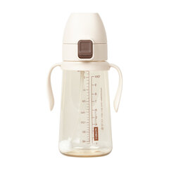 Gertuvė Mother-K PPSU One-Touch, 300 ml., smėlio spalvos цена и информация | Бутылочки и аксессуары | pigu.lt