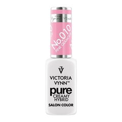 Hibridinis nagų lakas Victoria Vynn Pure Creamy Hybrid, 010 Pink Glamour, 8 ml цена и информация | Лаки, укрепители для ногтей | pigu.lt