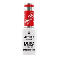 Hibridinis nagų lakas Victoria Vynn Pure Creamy Hybrid, 021 Exemplary Red, 8 ml цена и информация | Лаки, укрепители для ногтей | pigu.lt