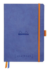 Записная книжка Rhodia Rhodiarama Goalbook сапфирового цвета формата A5 в точки с мягкой обложкой цена и информация | Тетради и бумажные товары | pigu.lt