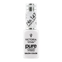 Hibridinis nagų lakas Victoria Vynn Pure Creamy Hybrid, 143 Magical Silver, 8 ml kaina ir informacija | Nagų lakai, stiprintojai | pigu.lt