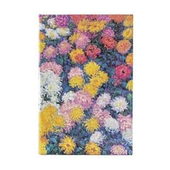 Блокнот в линейку Paperblanks Monet's Chrysanthemums Midi цена и информация | Тетради и бумажные товары | pigu.lt