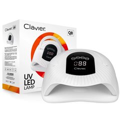 Nagų lempa "Clavier LED + UV-Q8" 220 W, balta kaina ir informacija | Manikiūro, pedikiūro aparatai | pigu.lt