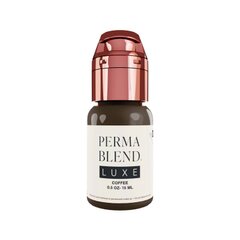 "Perma Blend Luxe" kavos antakių pigmentas permanentiniam makiažui, 15 ml kaina ir informacija | Antakių dažai, pieštukai | pigu.lt