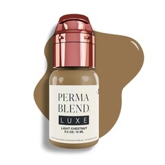 "Perma Blend Luxe" šviesiai kaštoninis pigmentas permanentiniam antakių makiažui, 15 ml kaina ir informacija | Antakių dažai, pieštukai | pigu.lt