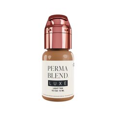 "Perma Blend Luxe Light Tan" pigmentas antakių permanentiniam makiažui, 15 ml kaina ir informacija | Antakių dažai, pieštukai | pigu.lt